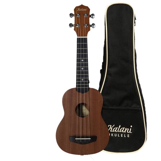 Imagem de Ukulele Soprano 21 Kalani Tribes Series KAL 220 SS com Bag