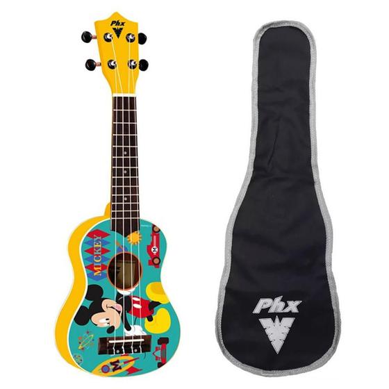 Imagem de Ukulele Soprano 21" Mickey Yellow UKP-MK1 Oficial Disney - PHX