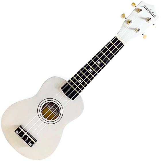 Imagem de Ukulele Soprano Acústico Uks-01 Wh Branco Andaluz