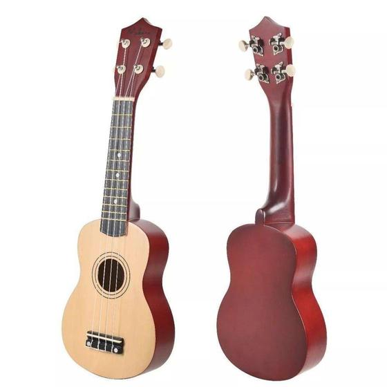 Imagem de Ukulele Soprano Com Capa E Afinador - Natural - Makanu