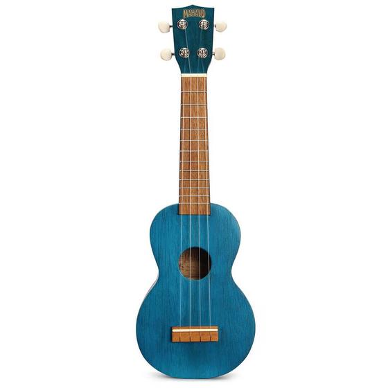 Imagem de Ukulele soprano série kahiko - azul transparente - com capa