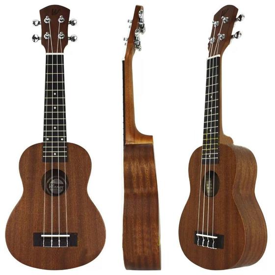 Imagem de Ukulele Winner Concert 23 Sapele Natural (11023)