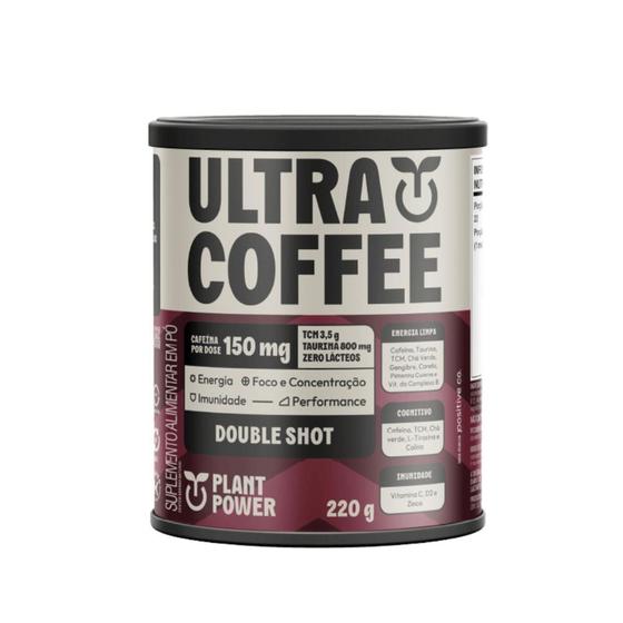 Imagem de Ultra Coffee Plant Power Double Shot 220g