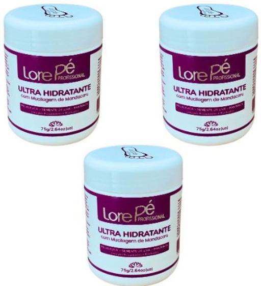 Imagem de ULTRA HIDRATANTE PÉS RESSECADOS/RACHADOS SPA DOS PÉS 50gr - LORE PÉ kit 3und