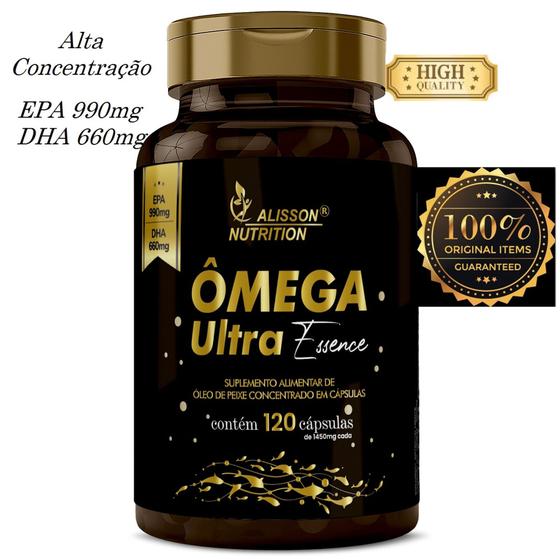 Ultra Ômega3 1000mg 120cáps Rico Em Epa 990mg Dha 660mg Alisson