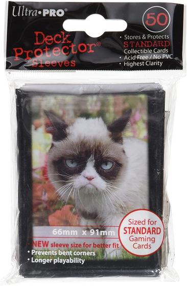 Imagem de Ultra Pro Grumpy Cat Flowers Standard Deck Protector Sleeves 50ct