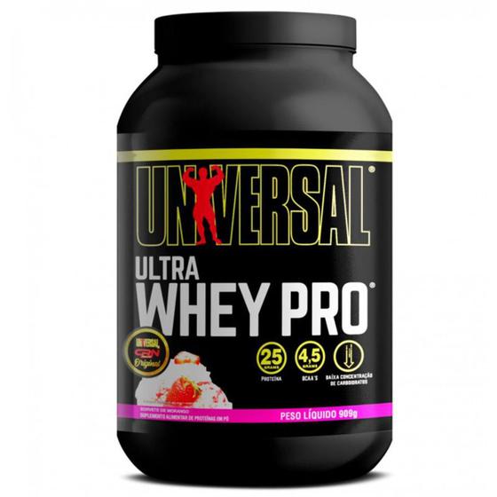 Imagem de Ultra whey pro universal 900g - morango