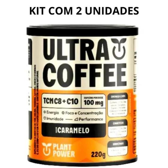 Imagem de Ultracoffee caramelo 220gr kit com 2 unidades total 440gr