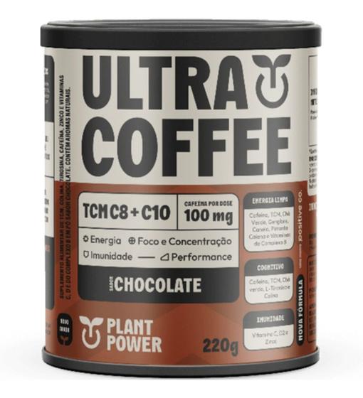 Imagem de Ultracoffee Chocolate, Café Tcm C8 E C10 Foco E Energia 220g