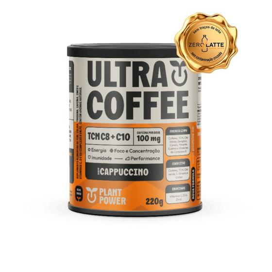 Imagem de Ultracoffee sabor Cappuccino Plant Power 220g