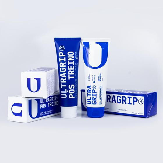 Imagem de ULTRAGRIP Kit Gel Aderente Cola Aumenta e Recupera Aderência 100g e Creme Hidratante Recuperador Pós Treino 100g