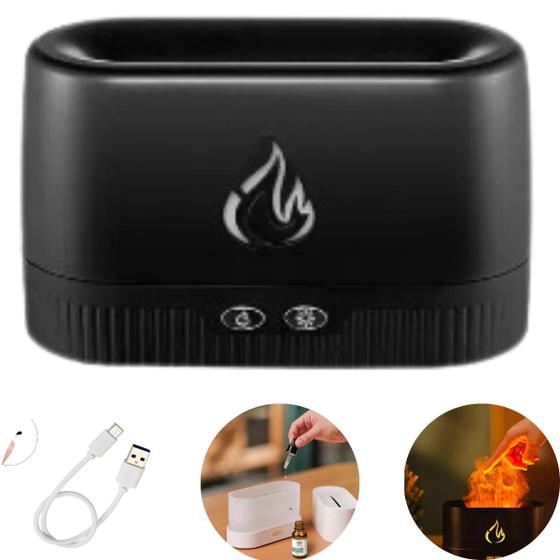 Imagem de Umidificador Ar Aromatizador Purificador Portátil Led 250ml ideal para casa e escritório