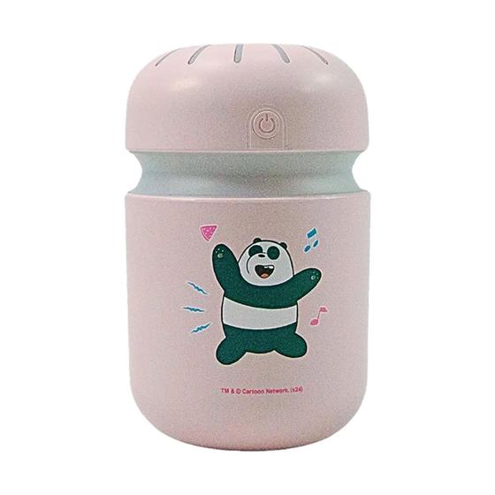 Imagem de Umidificador de ar modelo ursos sem curso panda cor rosa 300ml. miniso