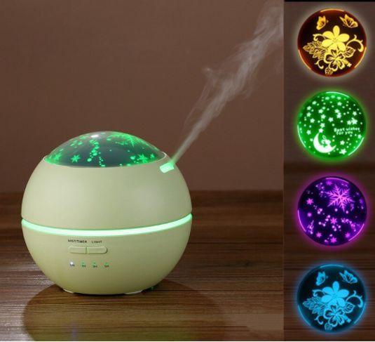 Umidificador de Ar Ultrassônico Climatizador Cores Luz Led Abajur Projetor Quarto Estrela Bolinha Menor preço em Umidificador de Ar Ultrassônico Climatizador Cores Luz Led Abajur Projetor Quarto Estrela Bolinha