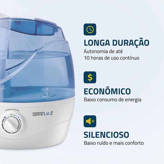 Imagem de Umidificador de Ar Ultrassônico Mondial Comfort Air 2 NUA-02