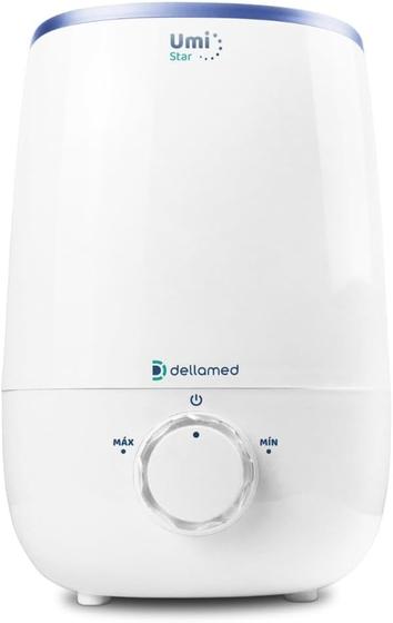Umidificador De Ar Ultrassônico Umi Star 3,4 L Dellamed Menor preço em Umidificador De Ar Ultrassônico Umi Star 3,4 L Dellamed