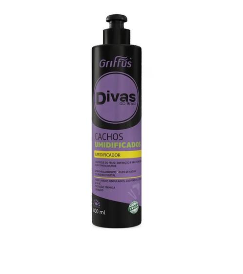 Imagem de Umidificador de cachos griffus divas do brasil 800 ml óleo de argan