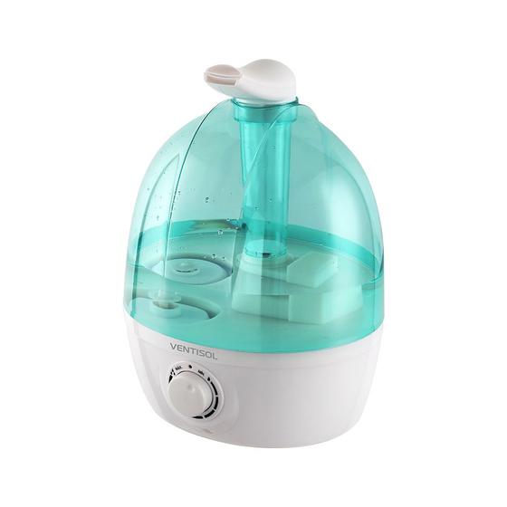 Umidificador Doméstico Nacional Bivolt Bico Duplo Verde 3,7l Ventisol Menor preço em Umidificador Doméstico Nacional Bivolt Bico Duplo Verde 3,7l Ventisol