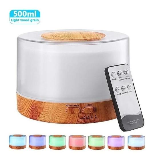 Umidificador Purificador De Ar Aromatizador Elétrico 500ml Menor preço em Umidificador Purificador De Ar Aromatizador Elétrico 500ml