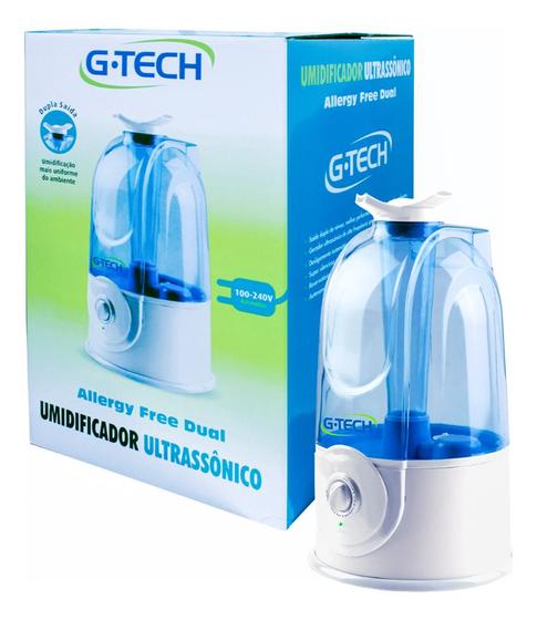 Imagem de Umidificador Ultrassonico Allergy Free Dual G-tech 110v/220v Climatizador de Ar