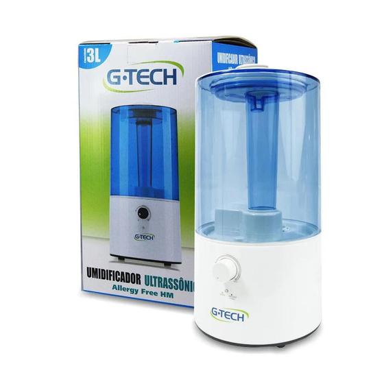 Umidificador Ultrassônico Allergy Free G-Tech Bivolt 3 Litros Menor preço em Umidificador Ultrassônico Allergy Free G-Tech Bivolt 3 Litros
