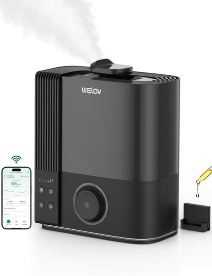 Imagem de Umidificador WELOV Smart 4.5L Top Fill Cool Mist com difusor