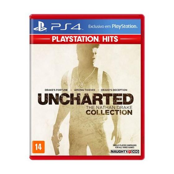 Jogo Uncharted: The Nathan Drake Collection Hits - Playstation 4 - Naughty Dog