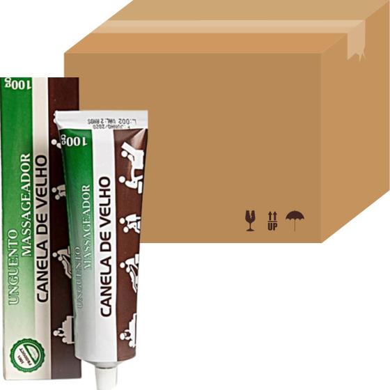 Imagem de Unguento Massageador Pierry Wermon Extrato de Canela Bisnaga 100g Kit 36 Unidades