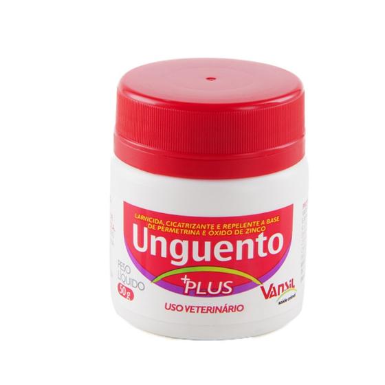 Imagem de Unguento + Plus Larvicida Cicatrizante 50g Vansil