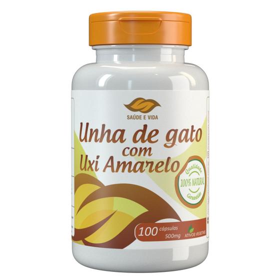 Imagem de Unha de Gato c/Uxi Amarelo 100cáps. 500mg