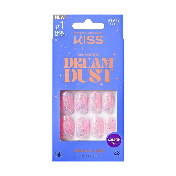 Imagem de Unhas de pressão KISS Gel Fantasy Dreamdust 'Diamonds 4 Me'