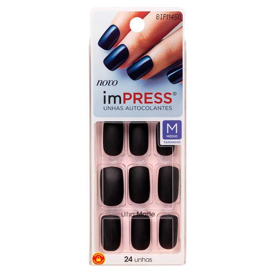 Imagem de Unhas Postiças imPress Matte Color Médio