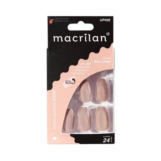 Imagem de Unhas Postiças Macrilan Bailarina Nude - UP406