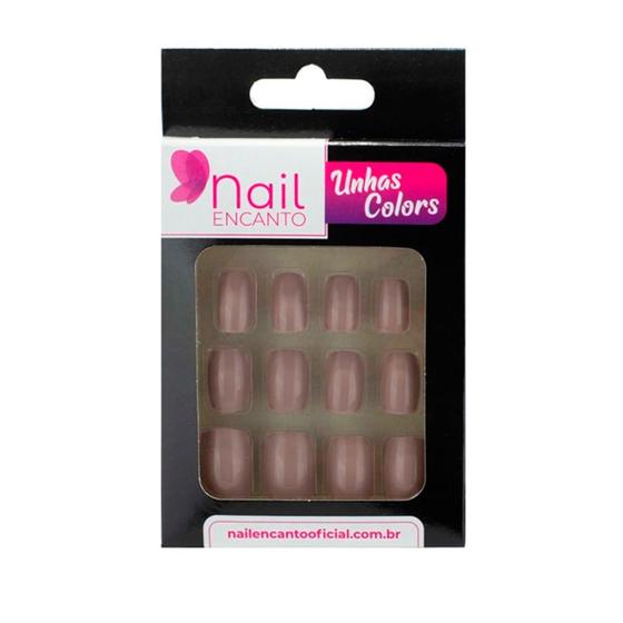 Imagem de Unhas Postiças Nail Encanto Curta Nude