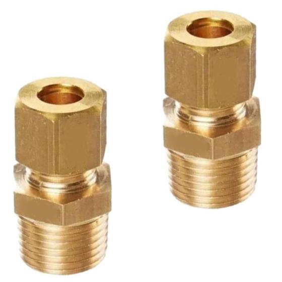 Imagem de União Porca Anilha Compressão Tubo 10mm X 1/8  Npt  2und