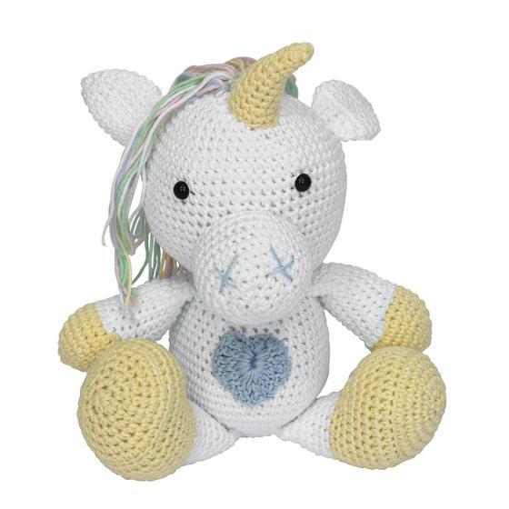 Imagem de Unicórnio Amigurumi Crochê Quarto Bebê Infantil Menina