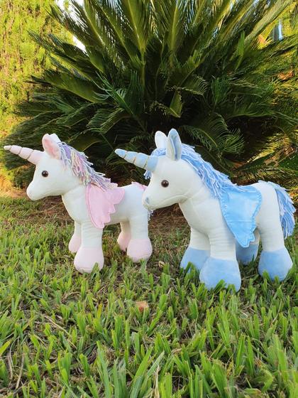 Unicórnio De Pelúcia 35cm Glitter Infantil Menina Menino Menor preço em Unicórnio De Pelúcia 35cm Glitter Infantil Menina Menino