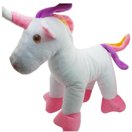 Imagem de Unicórnio De Pelúcia Plush 19Cm Decoração Infantil