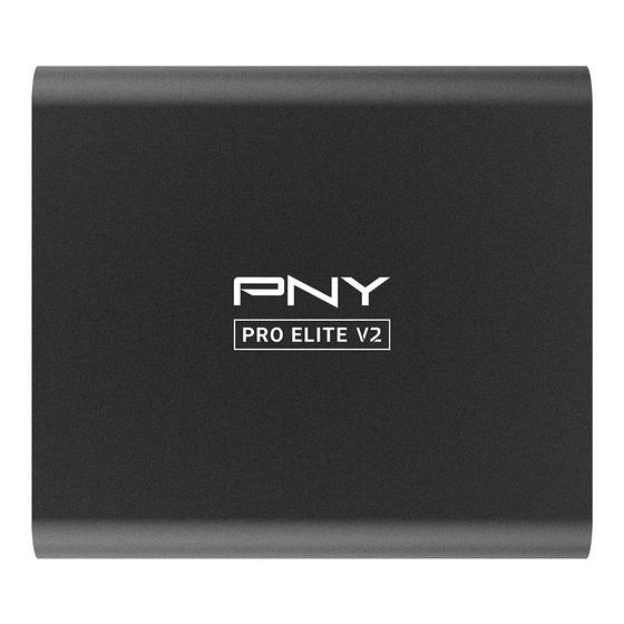 Imagem de Unidade de estado sólido portátil PNY Pro Elite V2 1TB USB 3.2