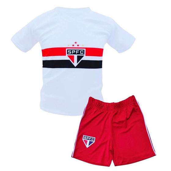 Imagem de Uniforme São Paulo Bebê Infantil Juvenil Oficial