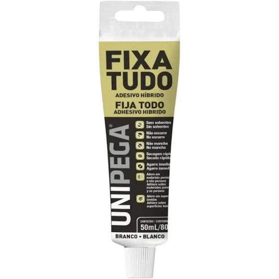 Imagem de Unipega Fixa Tudo Branco Bs Plast 80G Blister