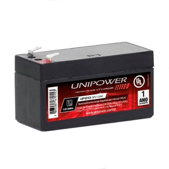 Imagem de Unipower Bateria Selada 12V 1.3AH UP1213