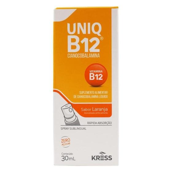 Imagem de UNIQ B12 Baunilha 60 Comp Mastigáveis Kress