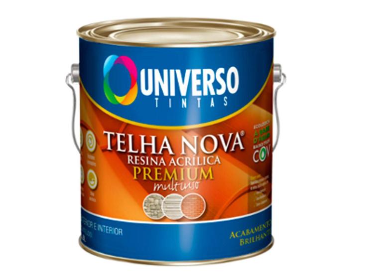 Imagem de Universo Tintas Telha Nova Resina Acrílica Incolor Premium 3,6L