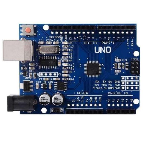 Imagem de Uno R3 SMD Chip Arduino com Cabo USB - Versatilidade / Economia