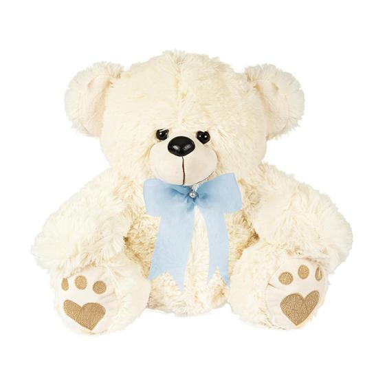 Imagem de Urso De Pelúcia Baby 30 Cm - Escolha Cor Do Laço