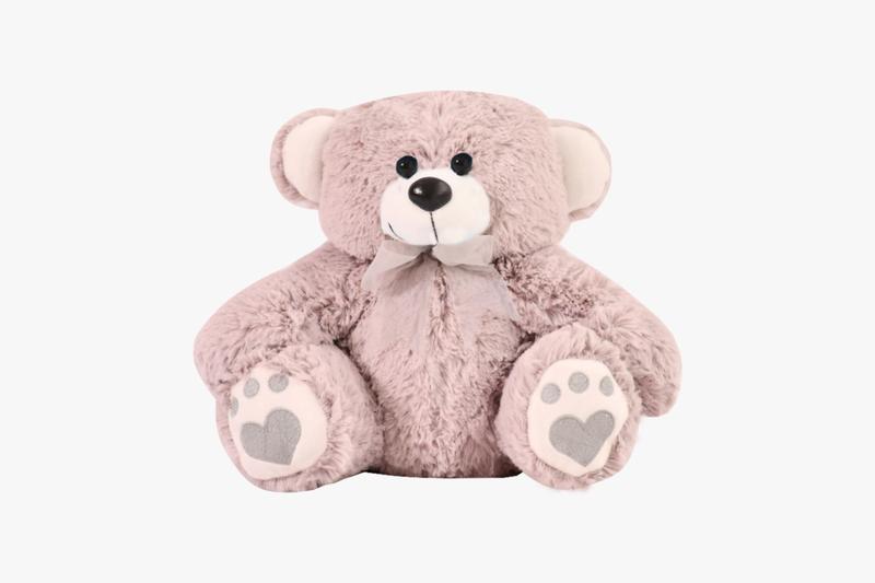 Imagem de Urso De Pelúcia Baby 30 Cm - Escolha Cor Do Laço