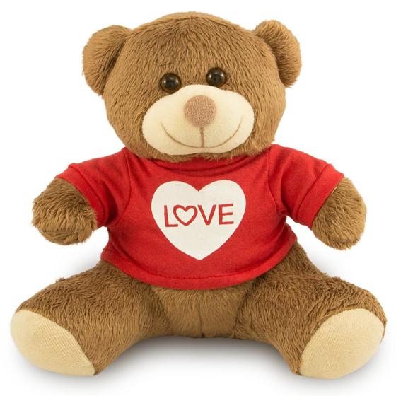 Imagem de Urso de Pelúcia Camiseta Love 20cm