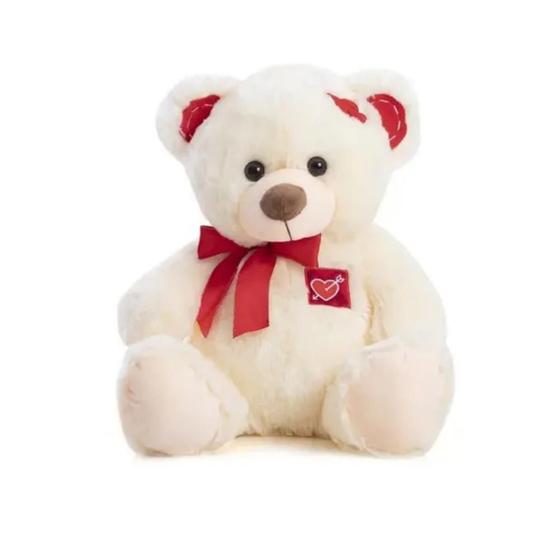 Imagem de Urso de Pelúcia Coração Cupido - 36cm Fizzy FC2661