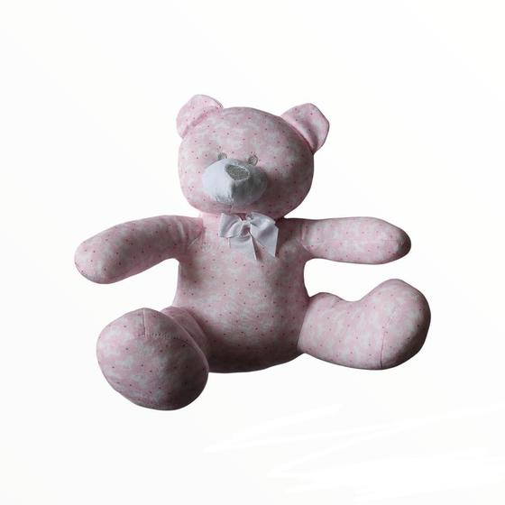 Imagem de Urso De Pelúcia Estampado Rosa Zip Toys